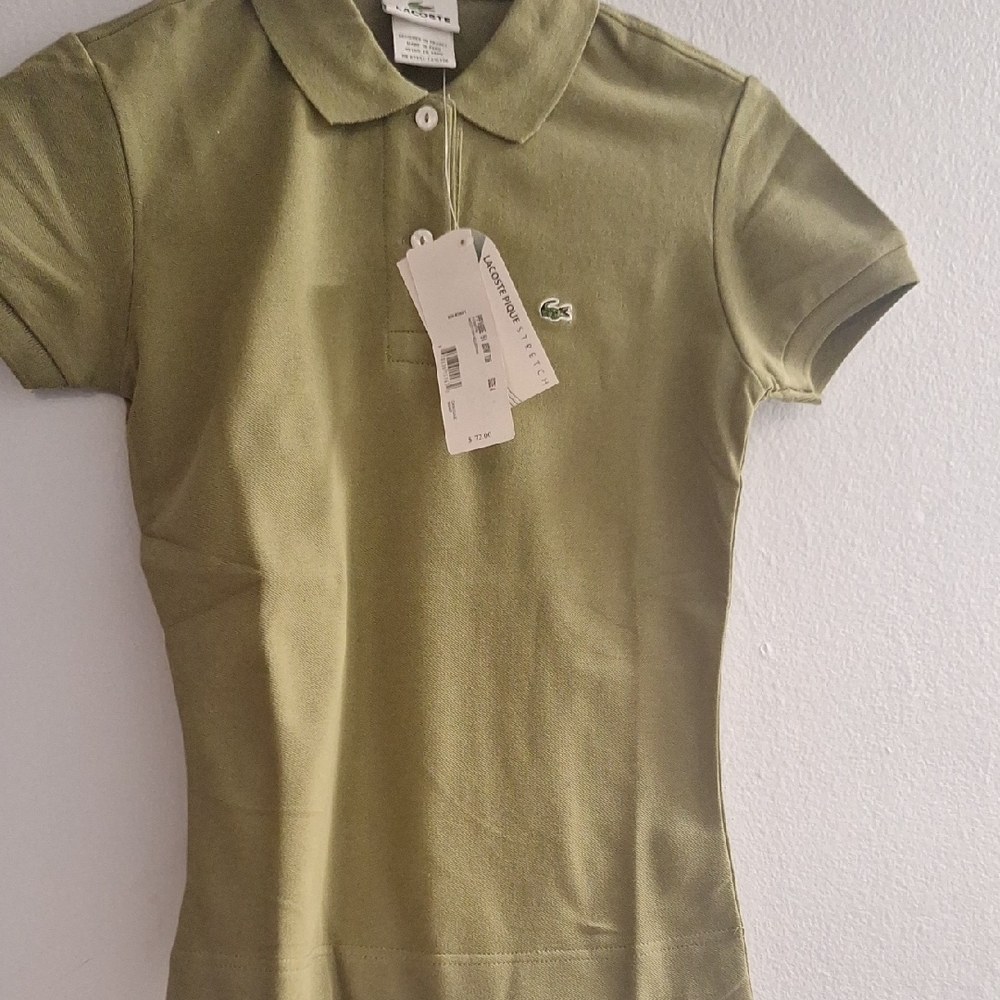 Lacoste Olive Green Polo Shirt